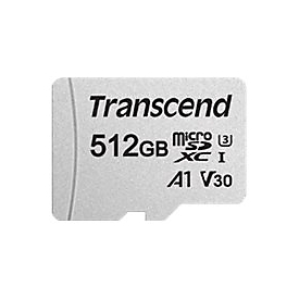 Transcend 300S - Flash-Speicherkarte (Adapter