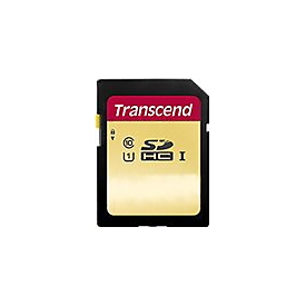Transcend 500S - Flash-Speicherkarte - 16 GB - UHS-I U1 / Class10 - SDHC UHS-I