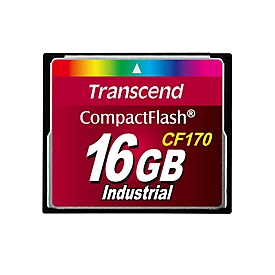Transcend CF170 - 16 Go - CompactFlash - MLC - 90 Mo/s - 60 Mo/s - Résistant à la chaleur - Résistant aux chocs