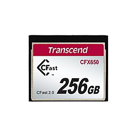 Transcend CFast 2.0 CFX650 - Flash-Speicherkarte - 256 GB - CFast 2.0