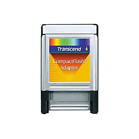 Transcend CompactFlash Adapter - CF - Argent - CompactFlash (Type I) - CE/FCC/BSMI/RCM - 54 mm - 5 mm