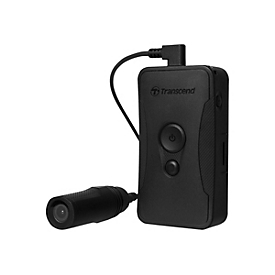 Transcend DrivePro BODY60 - Camcorder - 1080p / 30 BpS - Flash 64 GB - interner Flash-Speicher - Wi-Fi, Bluetooth