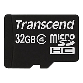 Transcend - Flash-Speicherkarte - 32 GB - Class 4 - microSDHC