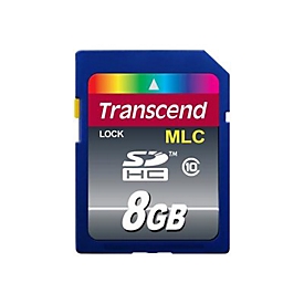 Transcend - Flash-Speicherkarte - 8 GB - Class 10 - SDHC