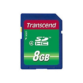 Transcend - Flash-Speicherkarte - 8 GB - Class 4 - SDHC