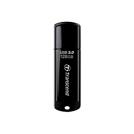 Transcend JetFlash 700 - USB-Flash-Laufwerk - 128 GB - USB 3.0 - Schwarz