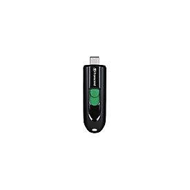 Transcend JetFlash 790C - 64 Go - USB Type-C - 3.2 Gen 1 (3.1 Gen 1) - Housse - 4,9 g - Noir