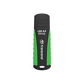 Transcend JetFlash 810 64GB USB 3.0 - 64 Go - USB Type-A - 3.2 Gen 1 (3.1 Gen 1) - Casquette - 12,4 g - Noir - Vert