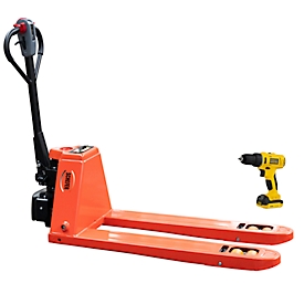 Transpalette électrique Schefer EHW 20 Eco Semi, 2000 kg, 1150 mm, 48 V Brushless, 4 km/h, Stanley FMC011S2 gratuit