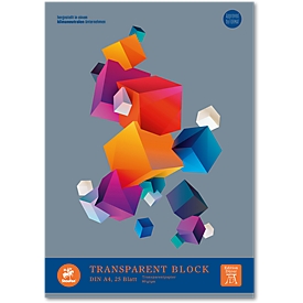 Transparentpapier Staufen® Edition Dürer, Format A4, 25 Blatt, Papier transparent, 1 Block