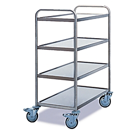 Transport trolley 4 levels, 800 x 500 mm