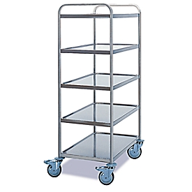 Transport trolley 5 levels, 800 x 500 mm