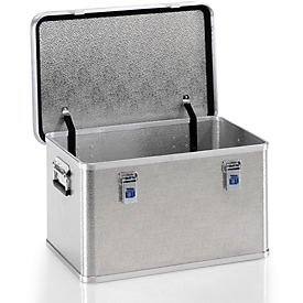 Transportbox, aluminium, L 588 x B 388 x H 328 mm, 60 liter, draagvermogen 50 kg, gewicht 5 kg
