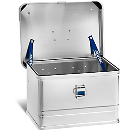Transportbox Alutec INDUSTRY 30, aluminium, 30 l, L 430 x B 355 x H 277 mm, met stapelhoeken, stevig deksel