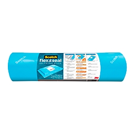Transportrol Scotch™ Flex & Seal, 3-lagig en waterbestendig, L 3 m x B 380 mm, polyethyleenfilm, grijs