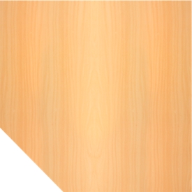 Trapeziumblad ULM, B 1200 x D 1200 mm, beukenpatroon
