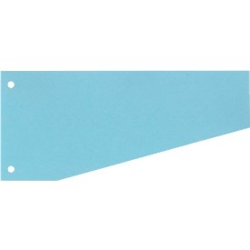 Trapeziumvormige scheidingsstroken - gerecycleerde karton - blauw - 100 stuks - ons merk Schäfer Shop Select