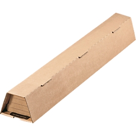 Trapezoidal shipping boxes, 485 x 112/60 x 82 mm, 10 pieces