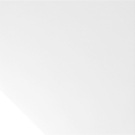 Trapezplatte Breno, Verbindungsplatte für Schreibtische Breno, mit Stützfuß, L 1200 x B 1200 mm, Spanplatte, Weiß/Silber