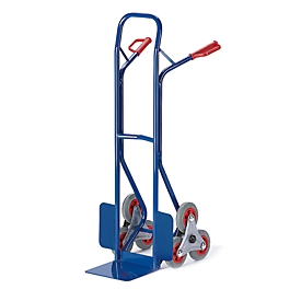 Trappensteekwagen 3 wielen, draagvermogen 150 kg, banden van massief rubber