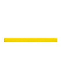 Travesaño, L 1500 mm, revestido, amarillo