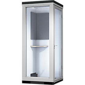 TRENDLINE CoWoCube 1 "De compacte", B 1188 mm x L 1148 mm x H 2832 mm, geluiddempend pakket, 1x stopcontact