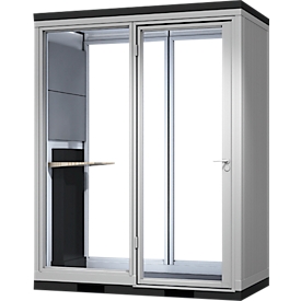TRENDLINE CoWoCube 2 "The Variable", B 2194 mm x L 1148 mm x H 2832 mm, geluidsisolatiepakket, 1x stopcontact