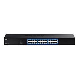 TRENDnet TEG S25 - Switch - 24 x 10/100/1000 - an Rack montierbar - TAA-konform