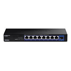 TRENDnet TEG-S5091 - Version v1.0R - Switch - unmanaged - 8 x 1/2.5G x 1 Gigabit / 10 Gigabit SFP+ - wandmontierbar