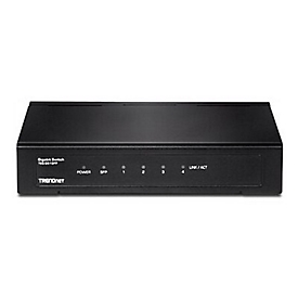 TRENDnet TEG S51SFP - Switch - 4 Anschlüsse - unmanaged