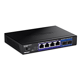 TRENDnet TEG-S562 - Version v1.0R - Switch - Multi-Gigabit - unmanaged - 4 x 10/100/1000/2.5G + 2 x 10 Gigabit SFP+
