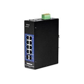 TRENDnet TI-G102i - Industrial - Switch - 10 Anschlüsse - managed