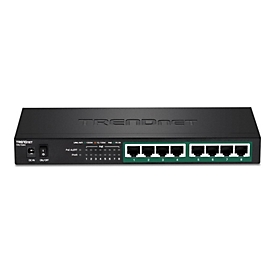 TRENDnet TPE TG84 - Switch - 8 x 10/100/1000 (PoE+)