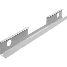 Treston Kabelwanne für TED-Arbeitstisch, B 800 x T 62 x H 100 mm, lichtgrau RAL 7035