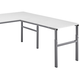 Treston Table d'extension angulaire TP 710K pour tables de travail Treston Série TP & TPH, L 1000 x P 700 mm