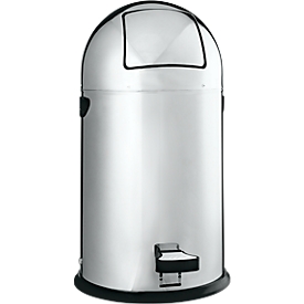 Tretabfallsammler, Edelstahl, 22 Liter