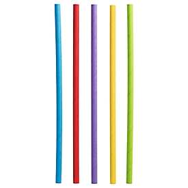 Trinkhalme Papstar Pure, für Shakes, Einweg, L 250 x Ø 8 mm, aus FSC®-zertifiziertem Papier, farbsortiert, 500 Stück