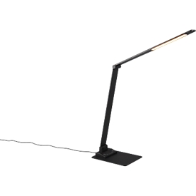 TRIO LED-Tischleuchte TRAVIS, 6,5 W, 650 lm, dimmbar, USB-Ladefunktion, schwarz