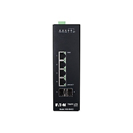 Tripp Eaton Tripp Lite series 4-Port Lite Managed Industrial Gigabit Ethernet Switch - 10/100/1000 Mbps, 2 GbE SFP Slots, -10° to 60°C, DIN Mount - Switch - managed - 4 x 10/100/1000 + 2 x Gigabit SFP (Uplink)