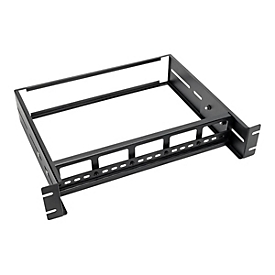 Tripp Eaton Tripp Lite Series Adjustable Rack-Mount DIN Rail Kit - Top Hat, Mini Top Hat and G-Style Rails - DIN-Schienenmontagekit - Rack montierbar - Schwarz - 2U - 48.3 cm (19")