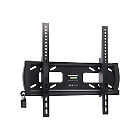 Tripp Eaton Tripp Lite Series Heavy-Duty Tilt Security Display TV Wall Mount for 32" to 55" TVs and Monitors, Flat or Curved Screens - Klammer - für Flachbildschirm - verriegelbar - Stahl - Schwarz - Bildschirmgröße: 81.3-139.7 cm (32"-55")