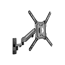 Tripp Eaton Tripp Lite Series TV Wall Mount Full-Motion Swivel Tilt with Fully Articulating Arm for 23" to 55" Flat-Screen Displays - Klammer - neigbar - für Fernseher und Monitor - Stahl - Schwarz - Bildschirmgröße: 58.4-139.7 cm (23"-55")