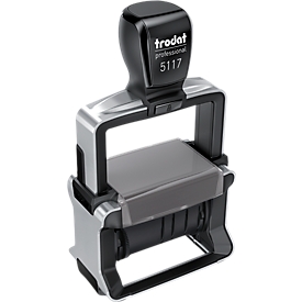 trodat® kantoorstempel 5117, datumstempel met 12 bureauteksten, lettergrootte 4 mm