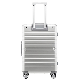 Trolley Alumaxx Gravity, Hauptfach, herausnehmbare Trennwand, Teleskopgriff, abschliessbar, B 550 x T 200 x H 370 mm, Aluminium, silber