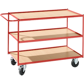 Trolley with 3 tiers, 790 x 490 mm