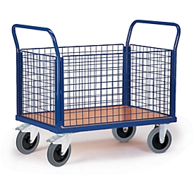 Trolley with four slatted walls, 1000 x 570 mm