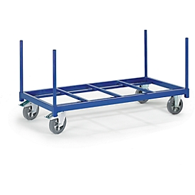Trolley with open frame, 1300 x 800 mm, 1200 kg load capacity