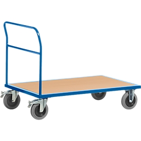 Trolley with push bow, 1000 x 700 mm