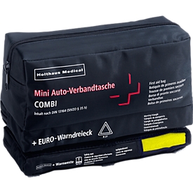 Trousse de premiers secours pour voiture « Mini 3 en 1 »