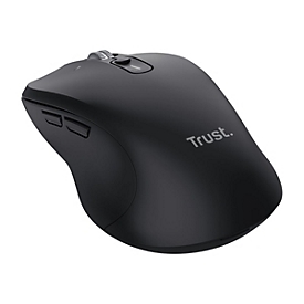 Trust Ferro - Maus - hyperscroll, multi-device - Für Rechtshänder - optisch - 9 Tasten - kabellos - 2.4 GHz, Bluetooth - kabelloser Empfänger (USB)